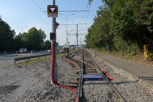 Systém pro signalizaci a kontrolu stavu samovratnýchtramvajových výhybek - 1